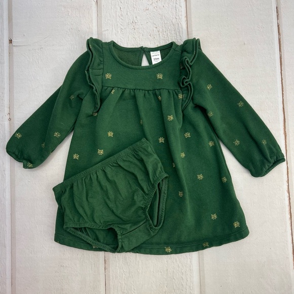 Baby Butterfly Fleece Dress SIZE 24 MONTHS - Picture 6 of 15